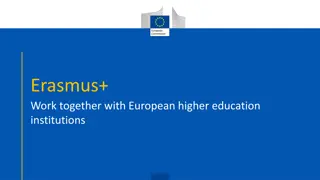 Erasmus+ Opportunities for Higher Education Institutions