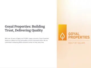 Goyal Properties: Building Trust, Delivering Quality – Your Ideal Real Estate
