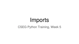 Python Modules and Imports Overview