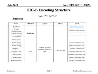 IEEE 802.11-15/0873 SIG-B Encoding Structure Analysis