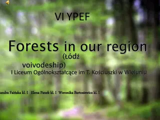 Forests and Protected Areas in D Voivodeship