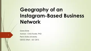 Geography of Instagram-Based Business Network Study