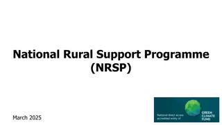 Rural Development Strategies by National Rural Support Programme