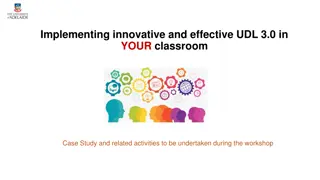 Innovative UDL 3.0 Classroom Implementation Case Study