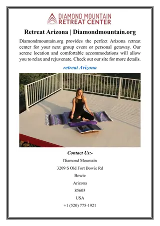 Retreat Arizona  Diamondmountain.org