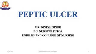 Understanding Peptic Ulcers and Peritonitis