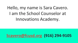 Meet Innovations Academy School Counselor Sara Cavero