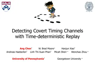 Uncovering Covert Timing Channels with Time-Deterministic Replay