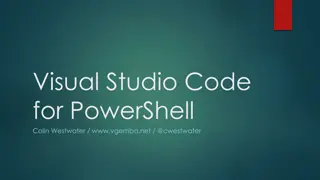 Visual Studio Code for PowerShell - Why You Should Use It