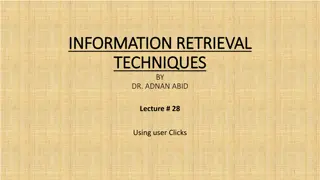 Information Retrieval Techniques Lecture Insights