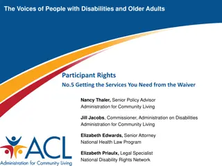 Understanding Medicaid Waiver Application for Participant Rights