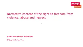 Understanding the Normative Content of Freedom from Violence