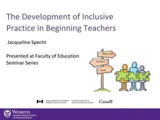 Inclusive Practices for Beginning Teachers