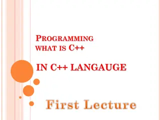 Understanding C++ Programming Concepts