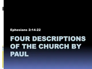 Descriptions of the Church by Paul in Ephesians