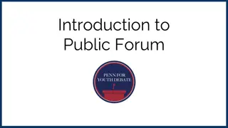 Debate Forum Essentials: Basics, Resolutions, Teams