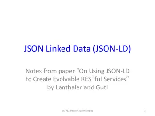 Utilizing JSON-LD for Evolvable RESTful Services
