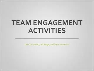 Engaging Team Activities for Reconnection and Fun