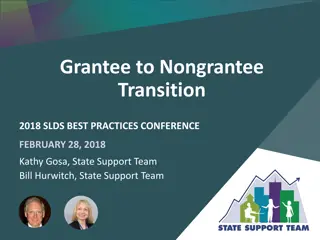 Transition Strategies for Sustainable State Data Systems