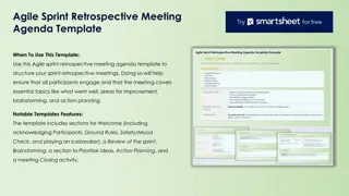 Agile Sprint Retrospective Meeting Agenda Template
