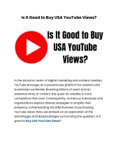 Is It Good to Buy USA YouTube Views