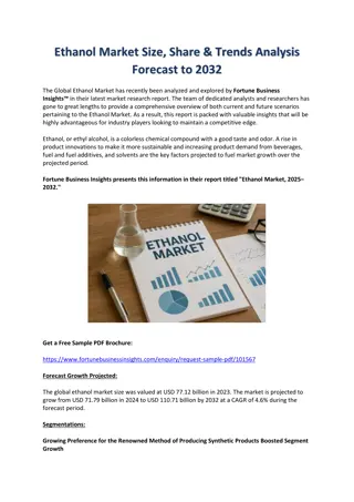 Ethanol Market Industry Overview, Growth & Forecast 2025–2032