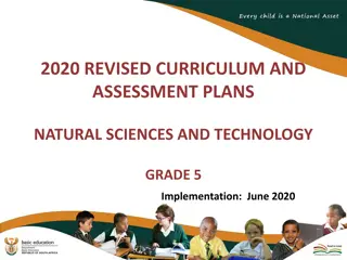 Revised Grade 5 Natural Sciences Curriculum Overview