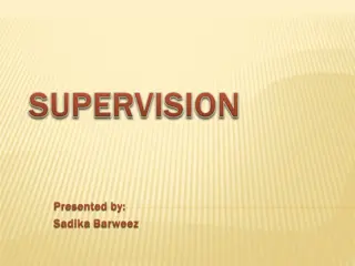 Definitions and Domains of Educational Supervision