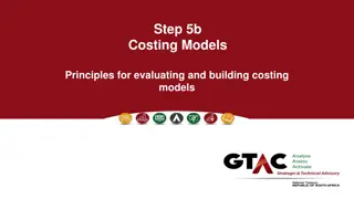 Costing Models: Principles for Evaluation & Building