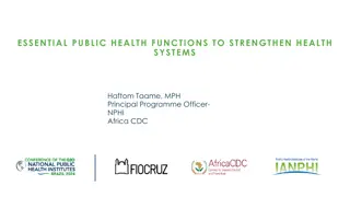 Strengthening Essential Public Health Functions