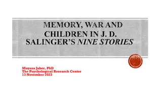 Understanding Traumatic Memory in J.D. Salinger's Nine Stories
