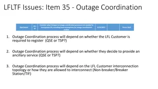 Changes in Outage Coordination Processes for LFL Integration