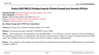 Innovative Channel Sounding Sequence for 802.15.4ab WPANs