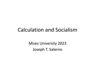 Understanding Socialism Through Economic Calculation & Utopian Visions