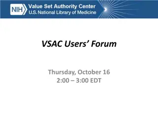 Advanced Value Set Development Tools