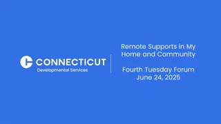 Enhancing Well-being Through Remote Supports