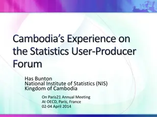 Cambodia's Statistical Advancement Forum