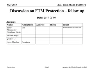 FTM Protection Mechanism for IEEE 802.11-17