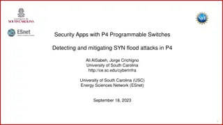 Detecting SYN Flood Attacks with P4 Switches