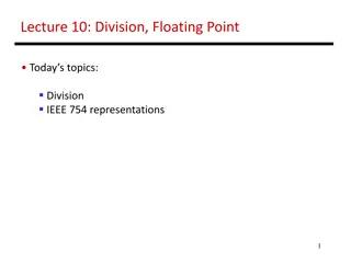 Floating Point Division and IEEE 754