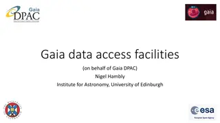Gaia Data Access Facilities Overview