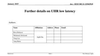 Understanding IEEE 802.11-25/0439r0 for Low Latency Networking