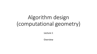 Computational Geometry Lecture Overview