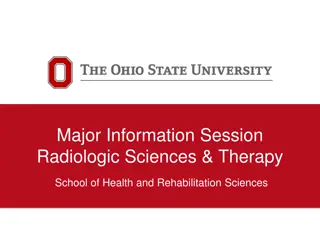 Radiologic Sciences & Therapy in Health and Rehabilitation Sciences
