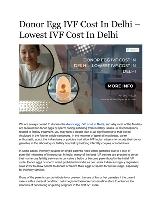Donor Egg IVF Cost In Delhi – Lowest IVF Cost In Delhi