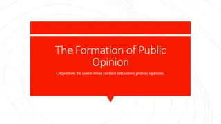 Factors Influencing Public Opinion Formation