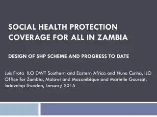 Designing Social Health Protection Scheme in Zambia