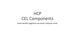 CEL Components Imad Laktineh Suggestion & Quotation Details