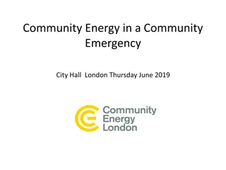 Community Energy Projects in London