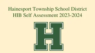 HIB Self Assessment Process in Hainesport Township 2023-2024